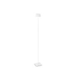 Pure pt ideal lux lampadaire blanc d�ext�rieur rechargeable,