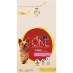 Purina one croquettes pour petit chien 1 - 10 kg dinde & riz 1, 5 kg lot de 6 (9 kg)