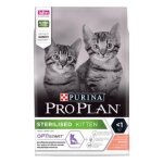 Purina pro plan sterilised optistart croquette pour chat 3 kg chatons saumon