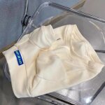 Pyjama a col roul avec lettres pour animaux de compagnie, pull iris, chemise a fond, glaure solide, ...