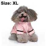 Pyjama d'hiver a capuche en flanelle douce et epaisse, serviette de bain pour chien a schage rapide ...