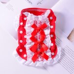 Pyjama en molleton doux et chaud pour chien, vtement pour chiot, chihuahua, yorkshire - type rouge - ...