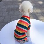 Pyjama a rayures pour chien, vêtements doux, combinaisons, manteau pour petit chien, chiot, chat, chihuahua, ... Pyjama a rayures pour chien, vêtements doux, combinaisons, manteau pour petit chien, chiot, chat, chihuahua, ...