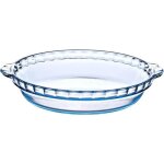 Pyrex - bake&enjoy - moule a tarte en verre avec poignes 26 * 23 cm