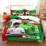 Qatar housse de couette de la coupe du monde iran housse de couette souvenir de c��l��bration ��quipes ...