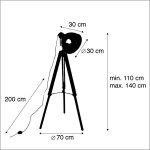 Qazqa industriel lampadaire / lampe de sol / lampe sur pied / luminaire / lumiere / eclairage industriel ... Qazqa industriel lampadaire / lampe de sol / lampe sur pied / luminaire / lumiere / eclairage industriel ...