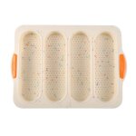 Qualit alimentaire 4 baguette baguette silicone moule antiadhsif moule a pain four a gteau moule outil ...