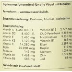 Quiko intense rouge 500g - complment alimentaire pour oiseaux avec facteur rouge - pour une coloration ...