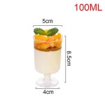 Rcipient alimentaire en plastique pour pouding au poulet, bol pour apritif, msi, mousse, crme glace, ...