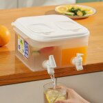 Rfrigrateur bouilloire froide avec robinet, 5l, jus d't, glace frache, rcipient a boisson, thire ...