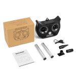 Rpulsif solaire ultrasonique pour animaux, dispositif anti aboiement pour chiens et chats, impermable, ...