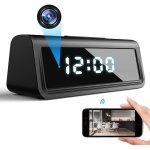 R�veil cam�ra espion 4k infrarouge horloge d'espionnage wifi d�tecteur de mouvement + sd 8go yonis