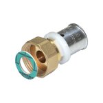 Raccord droit comisa 87. 42. 140 type h 16x3 / 8p �crou tournant joint plat