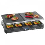 Raclette gril 8 personnes bomann rg 2279 cb noir