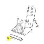 Raclette sol dur pour petit electromenager delonghi - vt507360