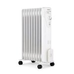 Radiateur bain d'huile lectrique - 2000 watts - oceanic - 3 puissances - 9 lments - mobile - blanc ...