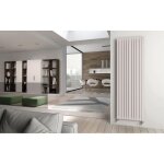 Radiateur eau chaude - d�coratif - vertical - double piano 2 1713w 2020x568 blc irsap