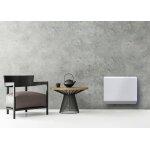 Radiateur lectrique - deltacalor - radiateur lectrique  double coeur de chauffe - menec - 1000w - ...