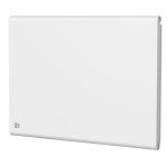 Radiateur lectrique fixe  inertie sche cramique + film 1000w bestherm freya horizontal blanc