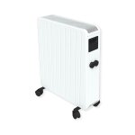 Radiateur electrique  inertie cramique lcd cramique blanc 2500w