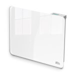 Radiateur inertie c�ramique avec fa�ade en verre 1000 w - ip24 - nf - fil pilote 6 ordres