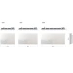 Radiateur ?lectrique en verre glass blanc c?ramique 1500w Radiateur ?lectrique en verre glass blanc c?ramique 1500w