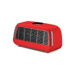 Radiateur soufflant fifty digital - c�ramique - rouge - 1500w
