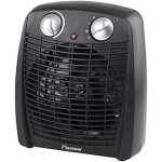 Radiateur soufflant  idal pour salle de bain, 2 niveaux de puissance, scurit anti - renversement ...