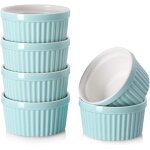 Ramequins 120 ml en porcelaine empilables