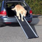 Rampe d'accs en aluminium pour chiot et chien