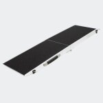 Rampe pour chiens professionnel pliable alu antidrapant 244 x 48cm 110kg helloshop26 3716044 / 2