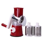 Rpe rotative manuelle multifonctionnelle, mandoline, trancheur rond, coupe - lgumes, accessoires de ...
