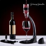 Arateur de vin sur pied * dimensions : 16, 5 x 40 x 18, 5 * matire : verre, plastique fonctions : arateur ...