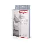 Rayen cintre de sac pour armoire ou porte 7 crochets avec velcro 7, 5 x 95 cm