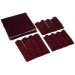 Rayen organisateur de couverts design moderne et accrocheur comprend auto - adhesif adaptable rouge dimensions ...