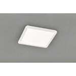 Reality camillus plafonnier salle de bain carr� moderne camillus 40cm blanc 3000k ip44
