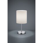 Reality jerry lampe de table moderne jerry avec abat - jour rond chromé et blanc Reality jerry lampe de table moderne jerry avec abat - jour rond chromé et blanc
