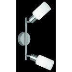 Reality mars spot de plafond double mars modern a 2 lumi�res, nickel mat