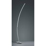 Reality solo lampadaire led int�gr� solo modern aluminium bross� 3000k avec p�dale