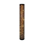 Reality taco lampadaire led int�gr� taco modern noir 3000k avec interrupteur au pied