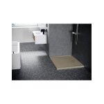 Receveur de douche carr novellini olympic beige 100x100 cm avec bonde h 4, 5cm - beige - beige - -