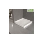 Receveur de douche carr novellini olympic blanc 100x100 cm avec bonde h 4, 5cm - blanc - blanc - -