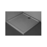 Receveur de douche carr novellini olympic gris 100x100 cm avec bonde h 4, 5cm - gris - gris - -