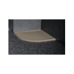 Receveur de douche de cercle novellini victory beige 100x100 cm h 4, 5cm - beige - beige - -