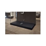 Receveur de douche novellini custom noir h 12cm - noir - noir - - Receveur de douche novellini custom noir h 12cm - noir - noir - -