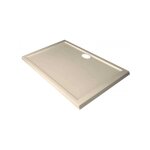 Receveur de douche novellini olympic beige 120x80 cm avec bonde h 4, 5cm - beige - beige - -