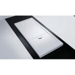Receveur de douche plat novellini olympic plus 160x80 cm avec bonde h 4, 5cm - blanc - blanc - -