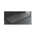 Receveur de douche plat novellini olympic plus gris 140x90 cm h 4, 5cm - gris - gris - -