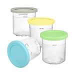 Rcipient  crme glace avec couvercle, pour ninja creami, compatible avec nc301, nc300, nc299amz, machine ...