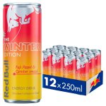 Red bull boisson energ�tique pomme fuji 12x250ml 3l - energie, vitalit�, boisson dynamisante, sans sucres ...
